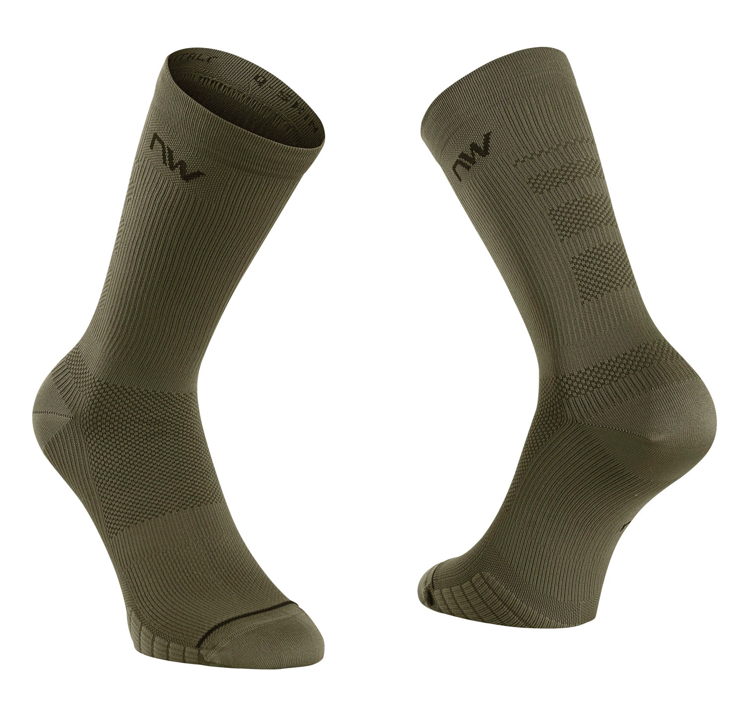 1. Northwave - sosete ciclism - Extreme Pro - inaltime 17 cm - verde Forest Green
