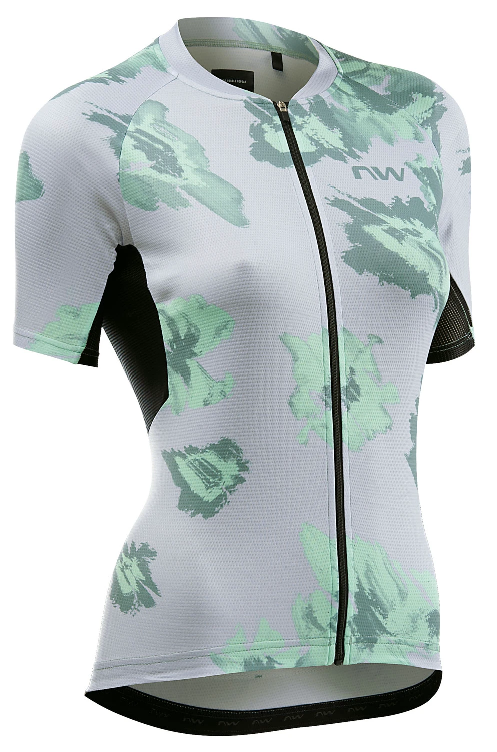1. Northwave - tricou ciclism maneca scurta - Force EVO Woman Jersey Short Sleeve - Light Grey | Sage