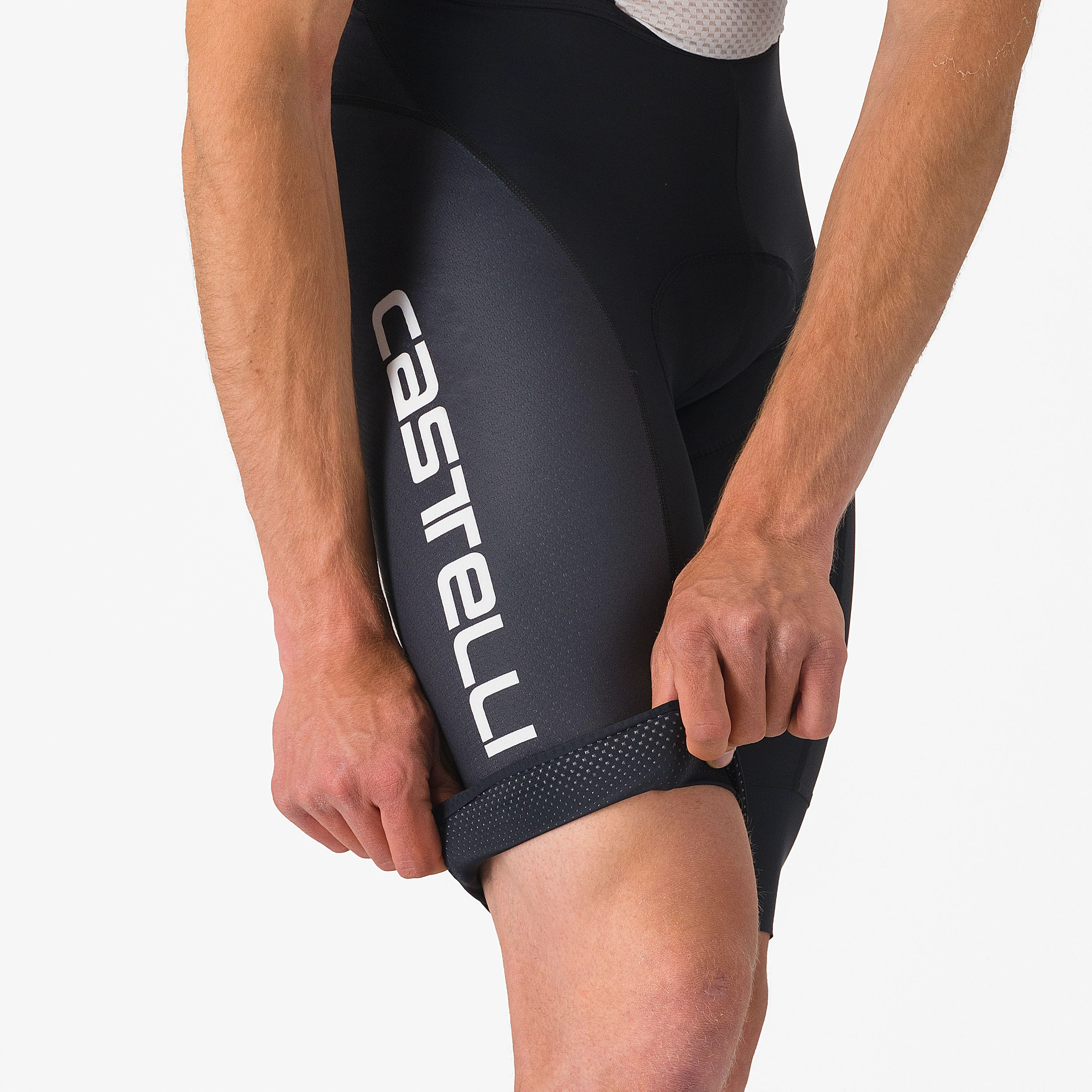 3. Castelli - pantaloni ciclism scurti cu bretele - Competizione 2 Kit Bibshort - 15-35 gr C - negru