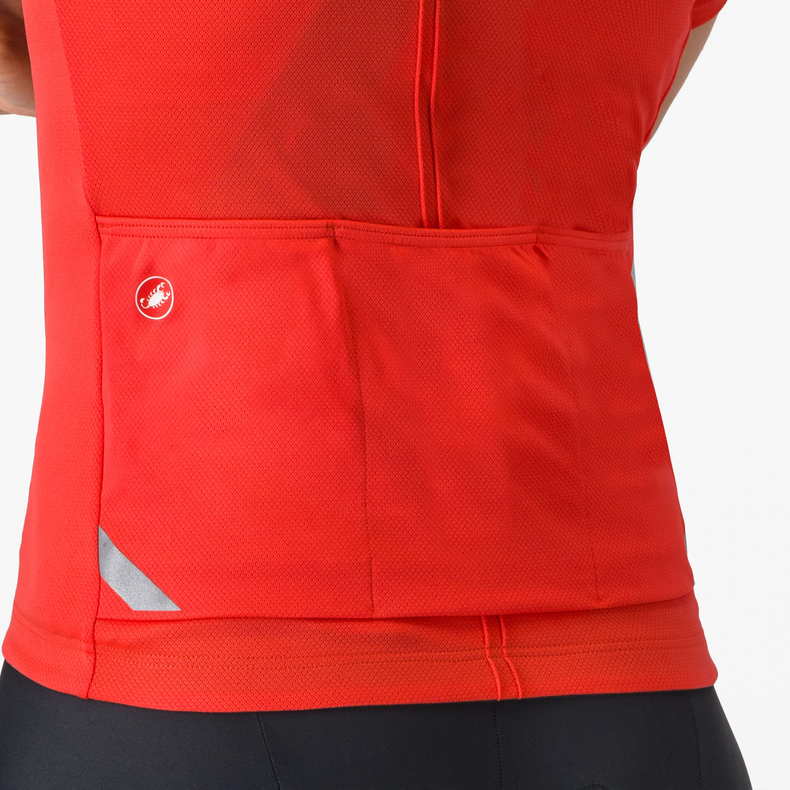 4. Castelli - tricou ciclism maneca scurta regular fit - Anima 4 W Jersey - 18-32 gr C - rosu deschis