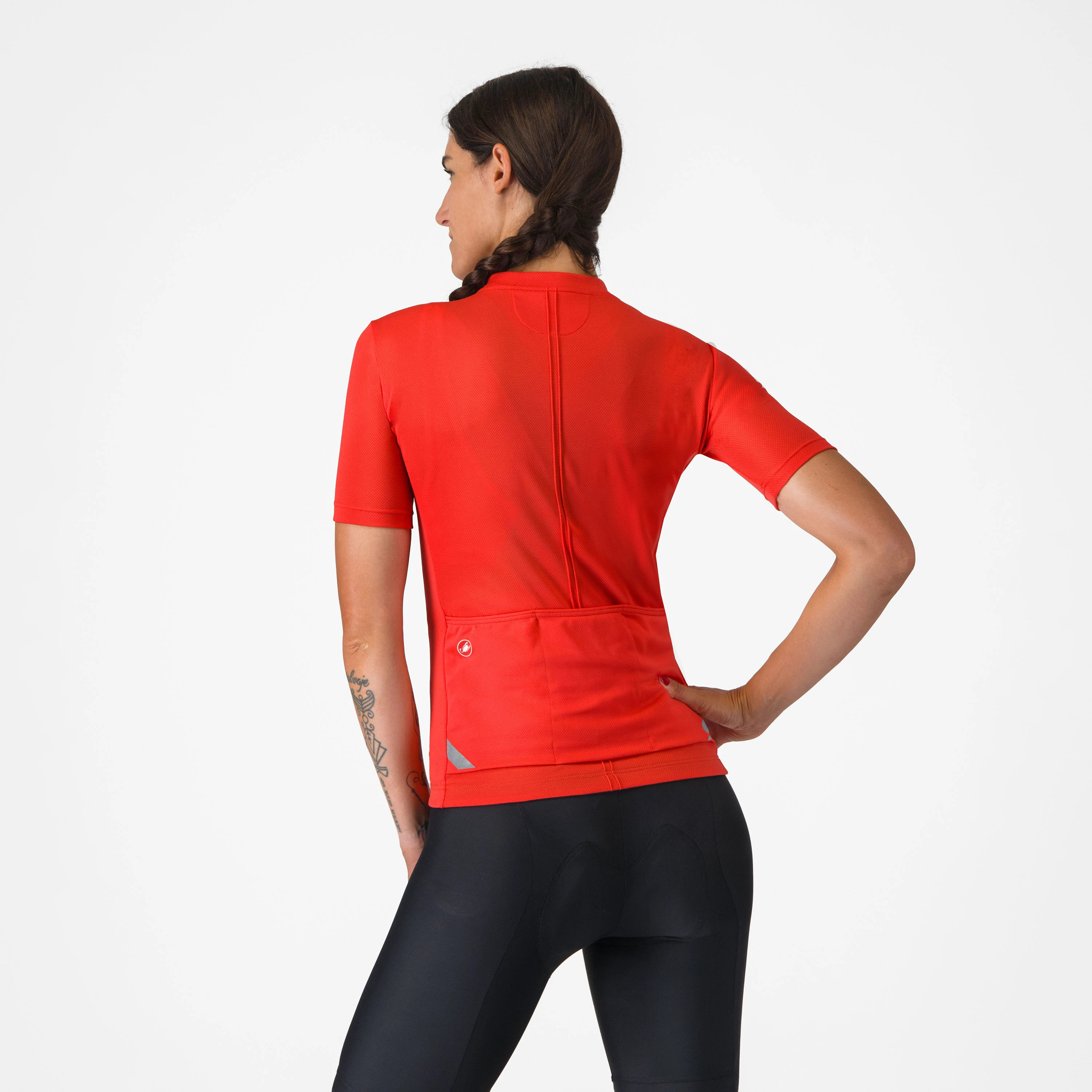2. Castelli - tricou ciclism maneca scurta regular fit - Anima 4 W Jersey - 18-32 gr C - rosu deschis