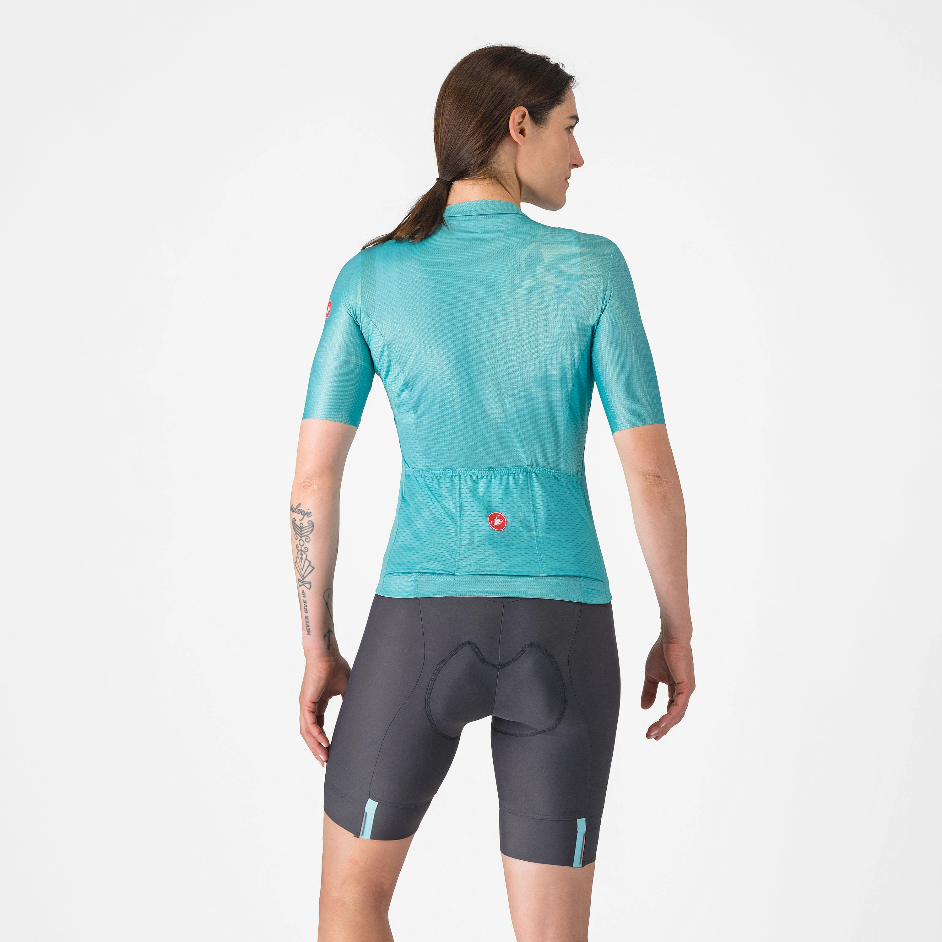 2. Castelli - pantaloni ciclism scurti cu bretele - Prima 2 Dt Bibshort - 16-35 gr C - gri inchis | albastru