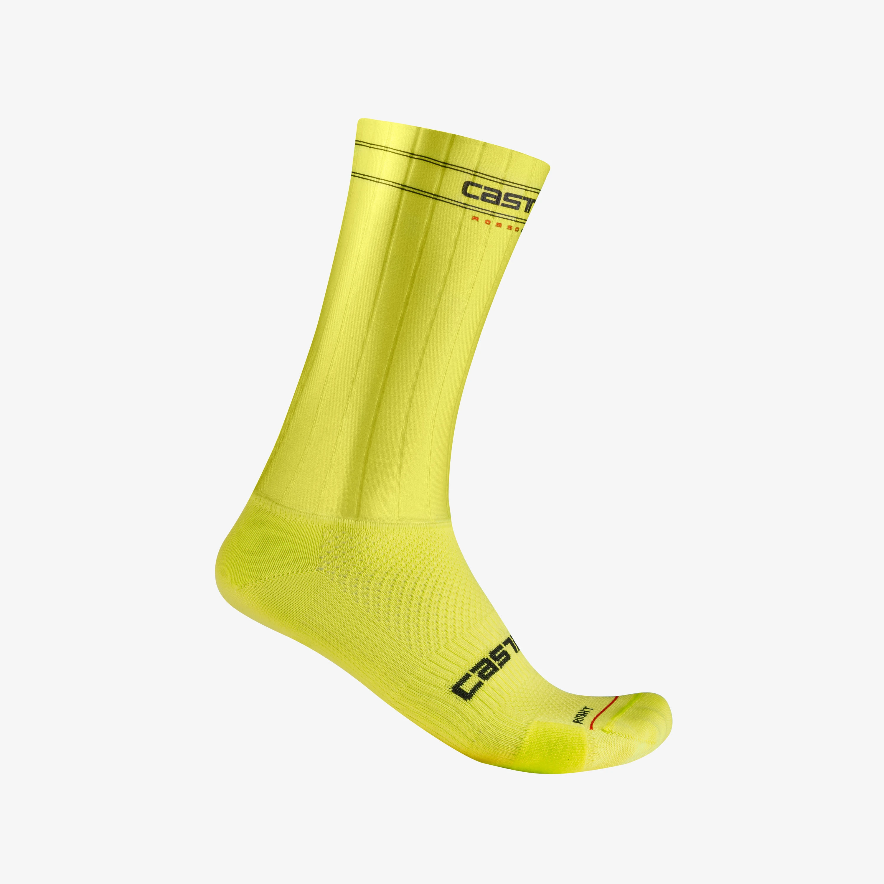 Castelli - sosete ciclism - Fast Feet 3 Sock - verde lime - 63810