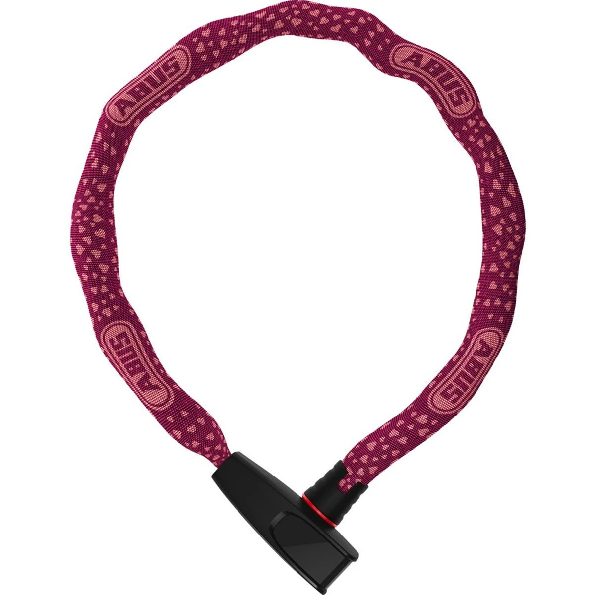 Abus - antifurt bicicleta - lant cu cheie - Catena 6806K/85 - cherry heart - 64003