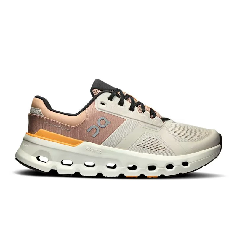 1. On - pantofi alergare - Cloudrunner 2 W - crem | portocaliu