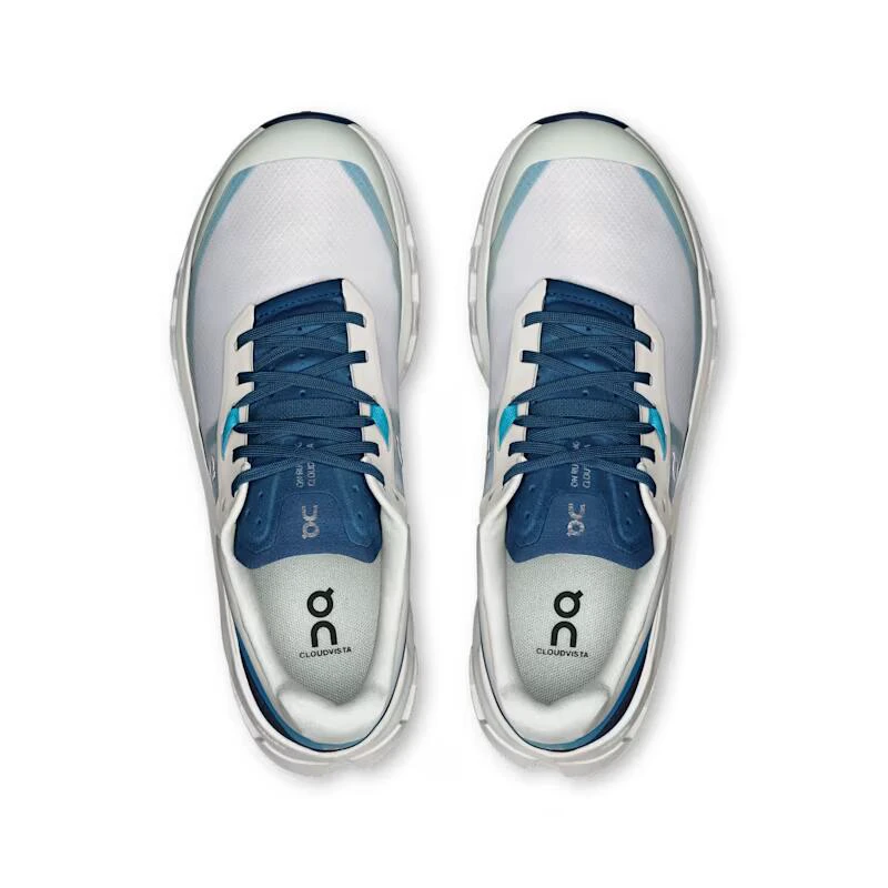 2. On - pantofi alergare trail - Cloudvista 2 W - alb | albastru