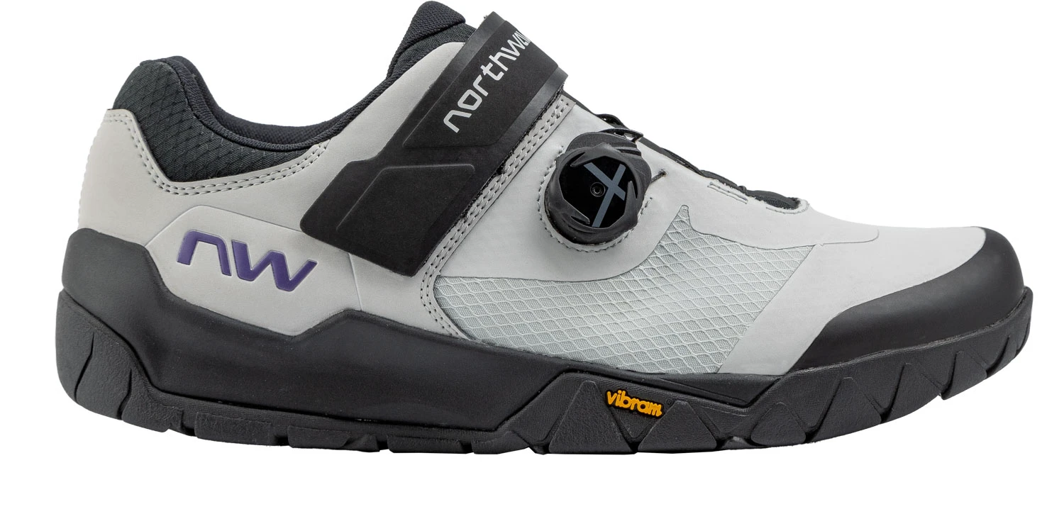 Northwave - pantofi ciclism MTB AM - Overland Plus - Light Grey | Dark Purple - 64470