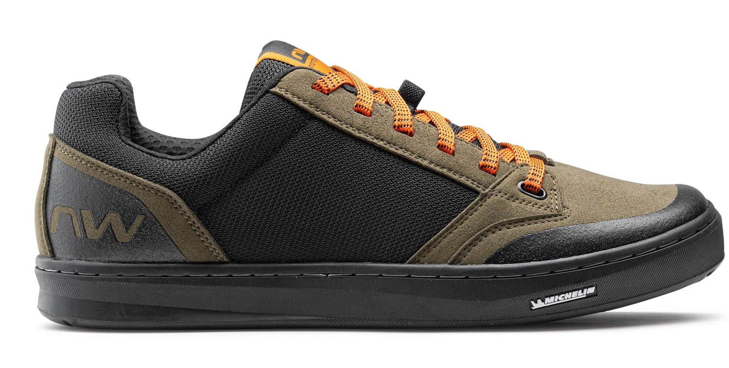 1. Northwave - pantofi ciclism MTB Flat - Tribe 2 - Forest Green