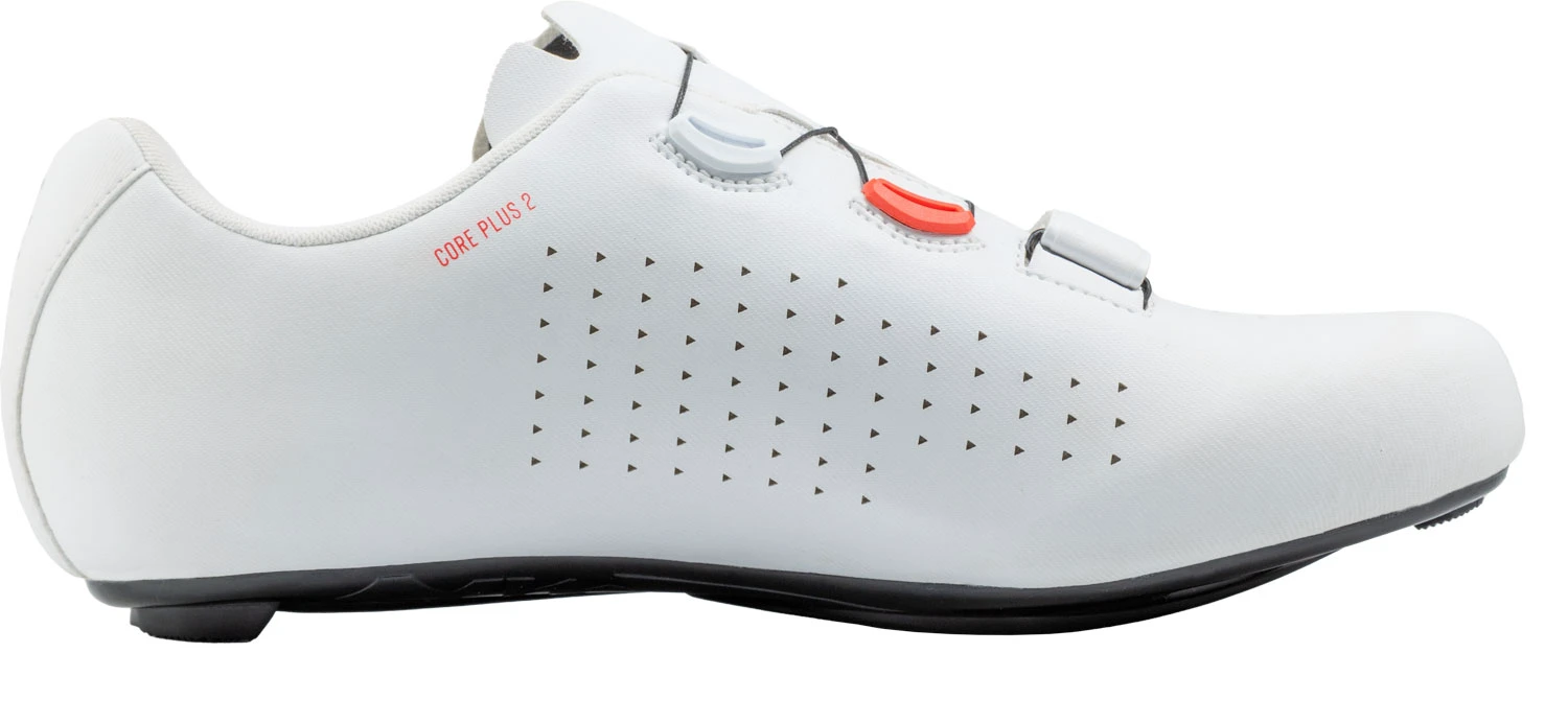 2. Northwave - pantofi ciclism sosea - Core Plus 2 - White | Red Fluo