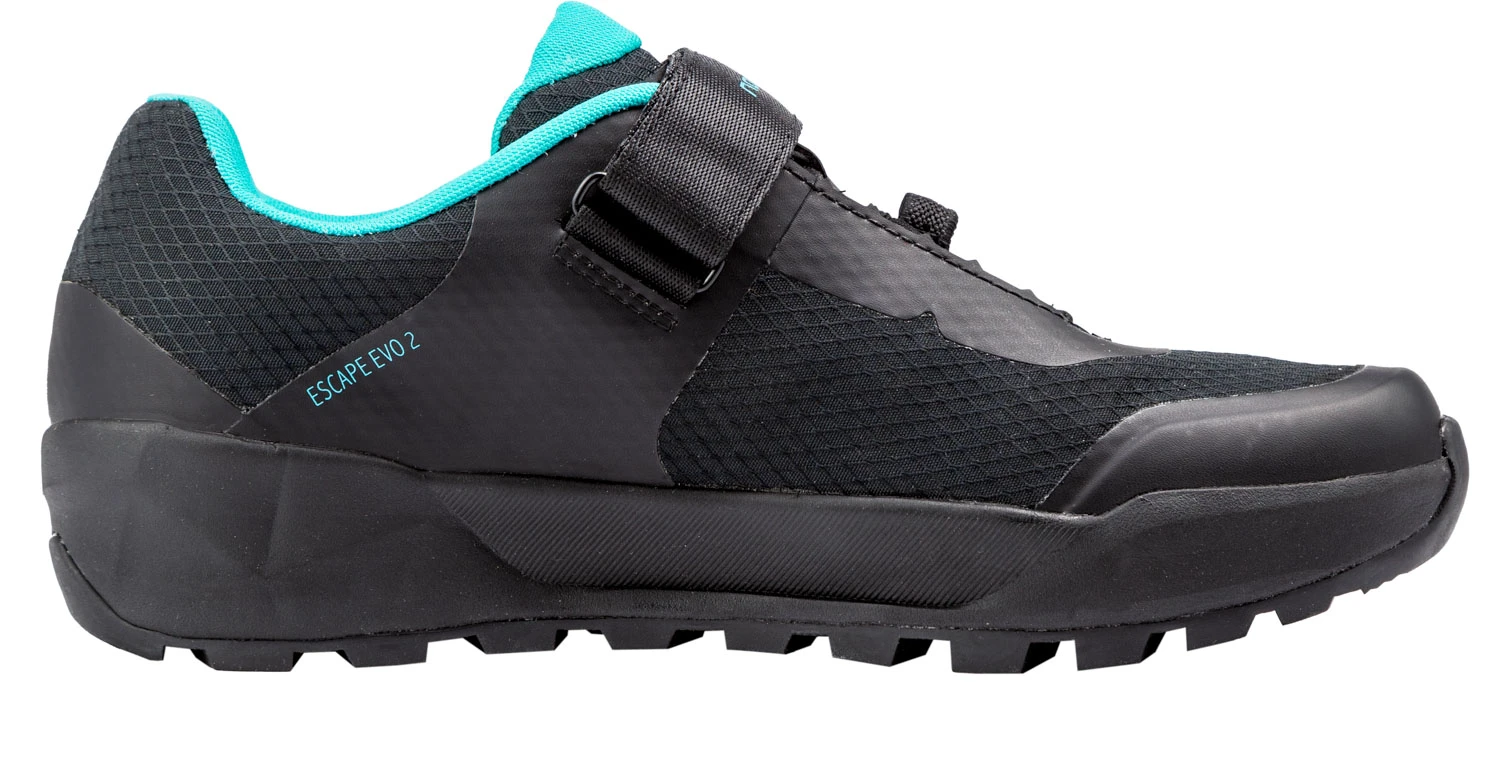 3. Northwave - pantofi ciclism MTB AM - Escape EVO 2 WMN - Black | Turquoise
