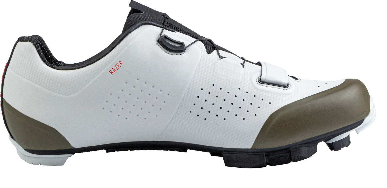 3. Northwave - pantofi ciclism MTB XC - Razer - Light Grey | Green Forest