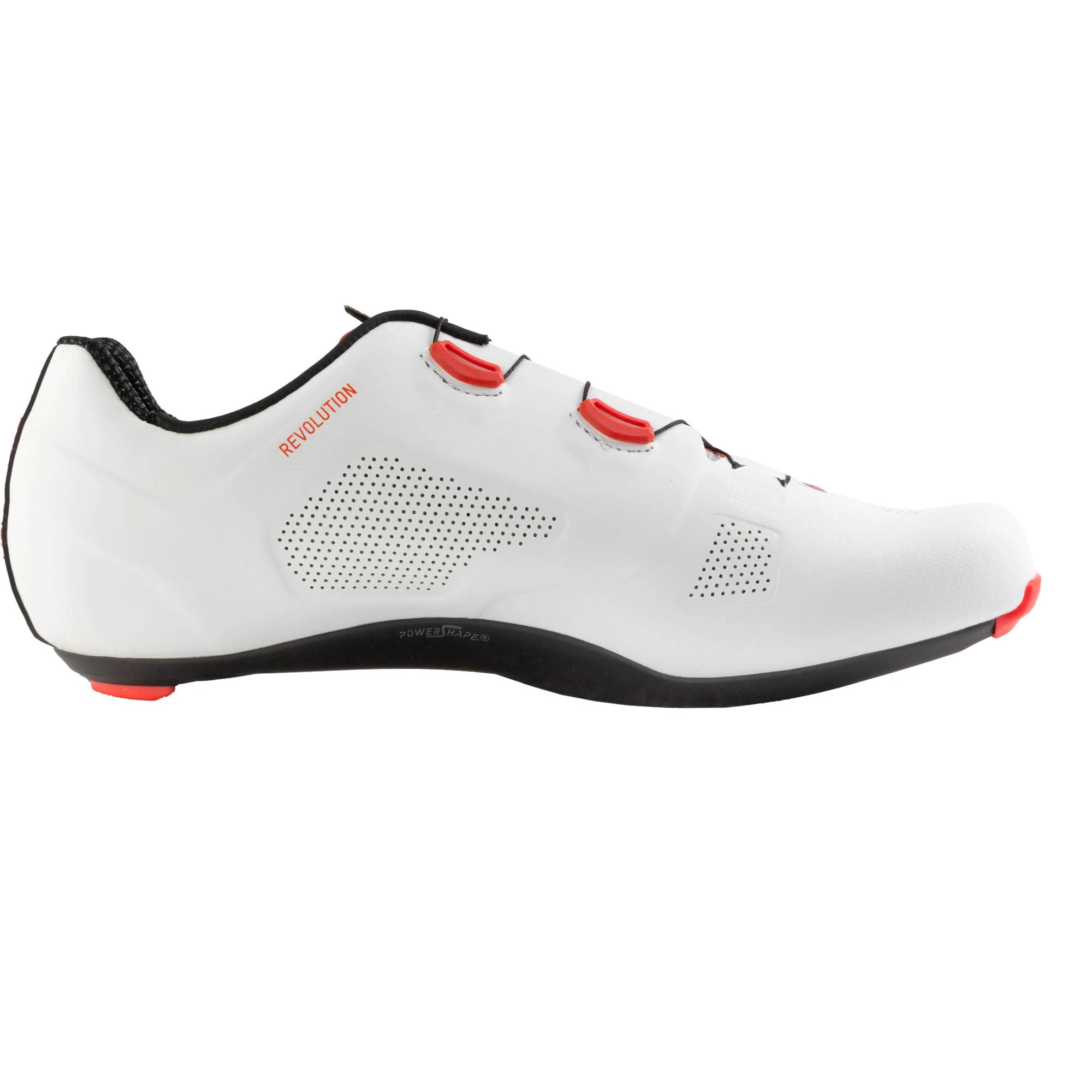 3. Northwave - pantofi ciclism sosea - Revolution - White | Red Fluo