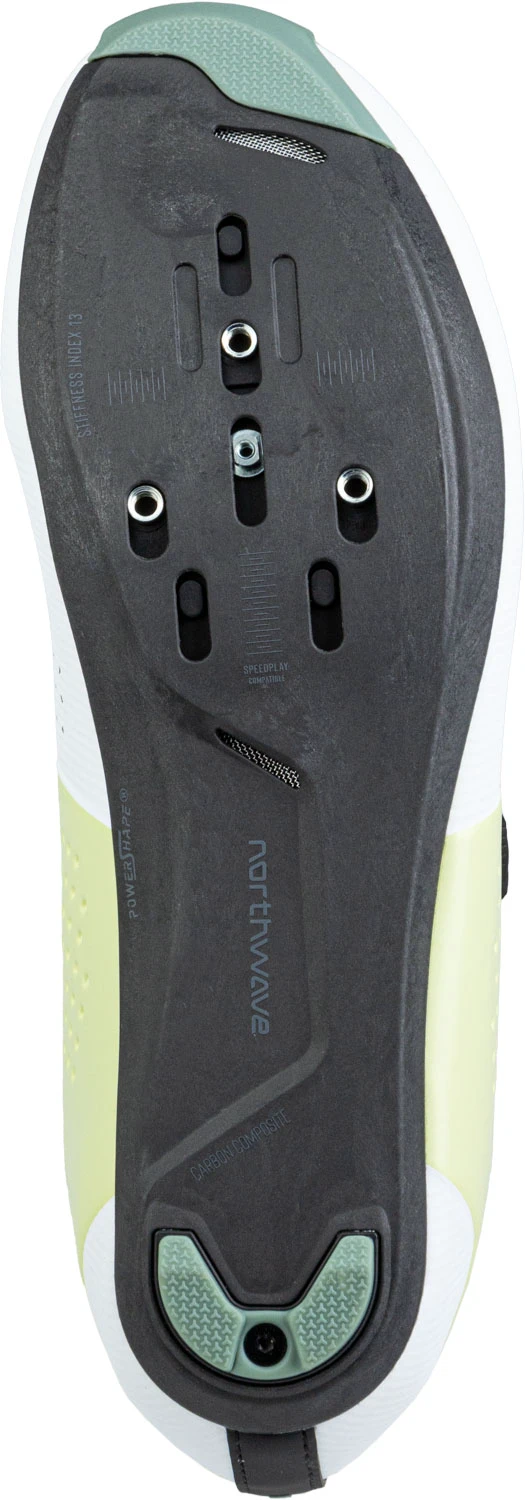 2. Northwave - pantofi ciclism sosea - Storm Carbon - White | Matcha