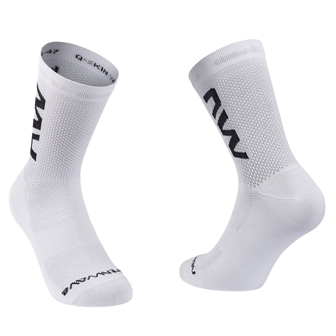 Northwave - sosete ciclism - Extreme AIR MID Sock - White | Black - 65888