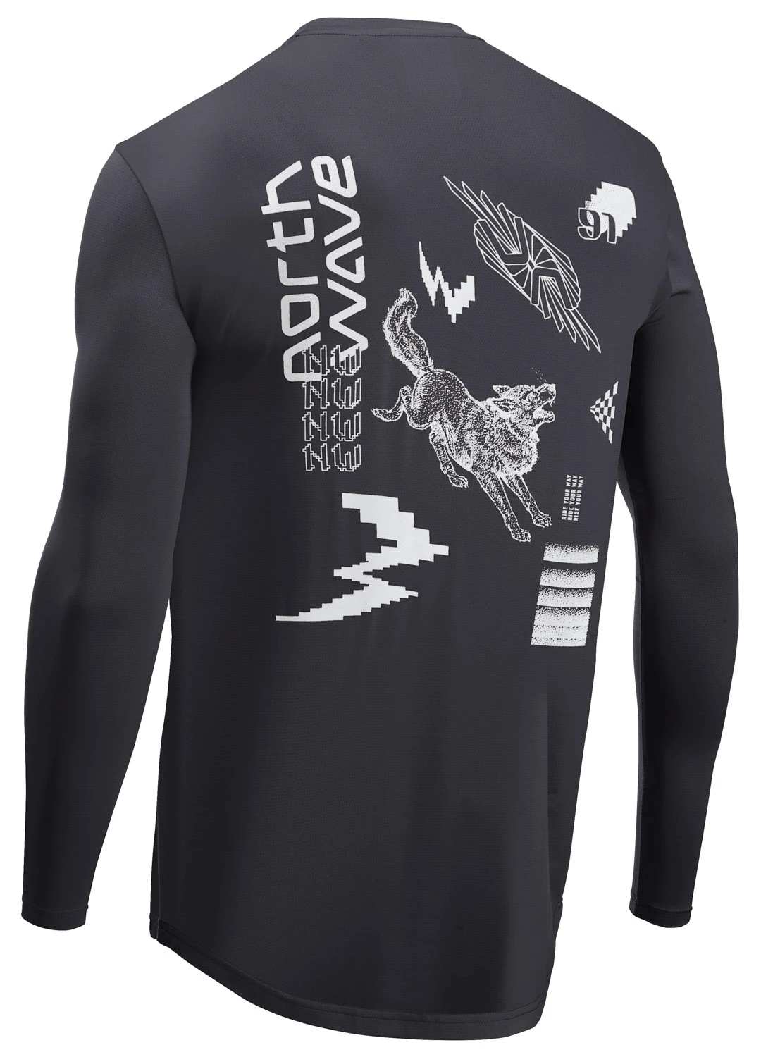 2. Northwave - tricou ciclism maneca lunga - Xtrail Jersey Long Sleeve - Black