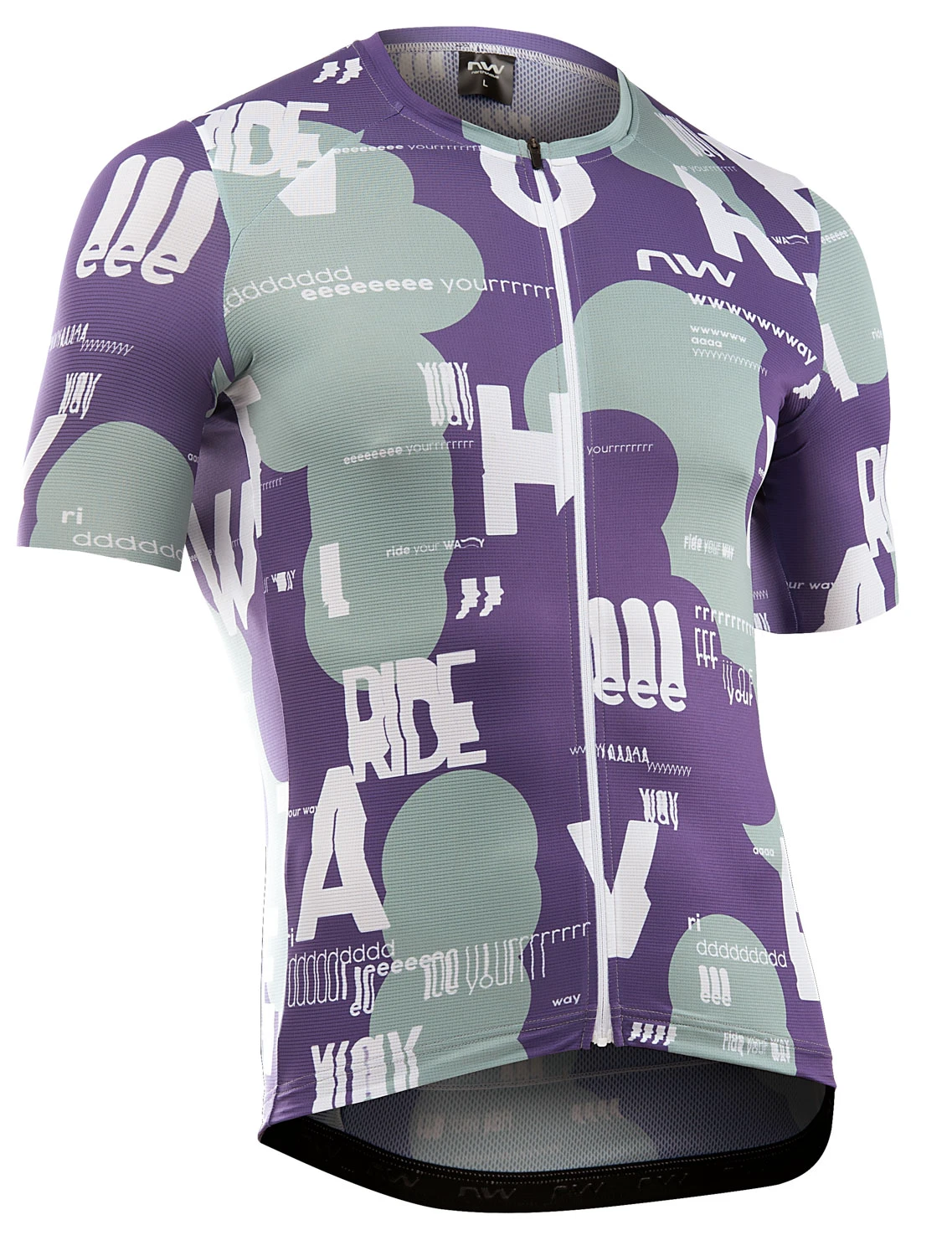 1. Northwave - tricou ciclism maneca scurta - Blade Type Jersey Short Sleeve - Sage | Dark Purple
