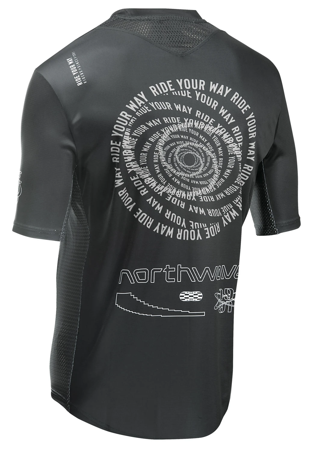 2. Northwave - tricou ciclism maneca scurta - Edge 2 Jersey Short Sleeve - Black | Sand