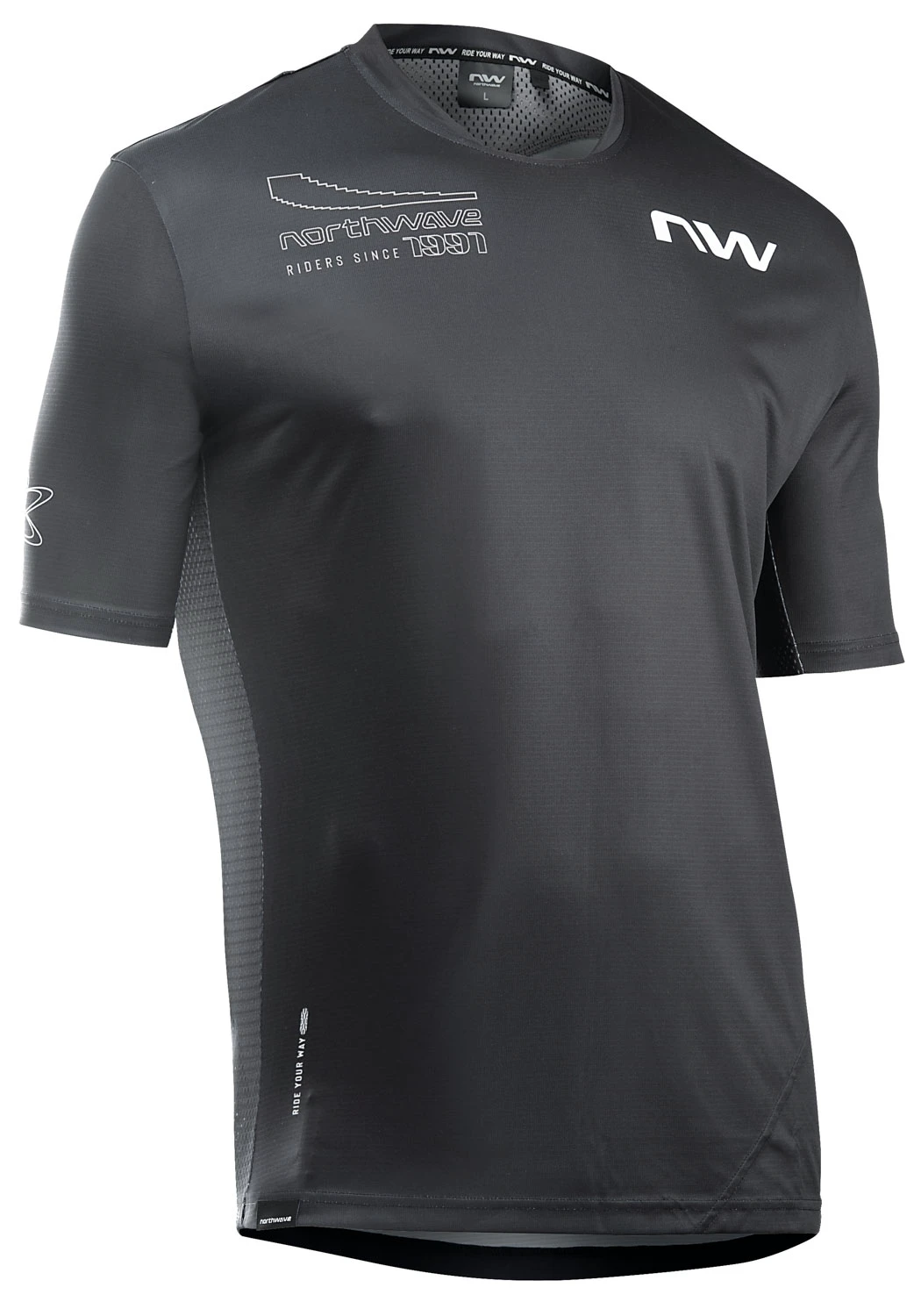 1. Northwave - tricou ciclism maneca scurta - Edge 2 Jersey Short Sleeve - Black | Sand