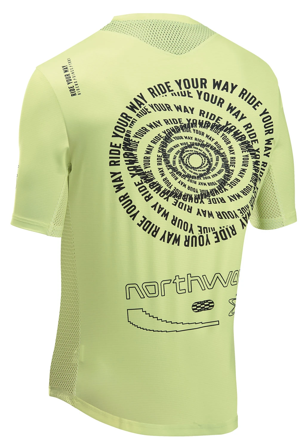 2. Northwave - tricou ciclism maneca scurta - Edge 2 Jersey Short Sleeve - Cool Matcha | Black