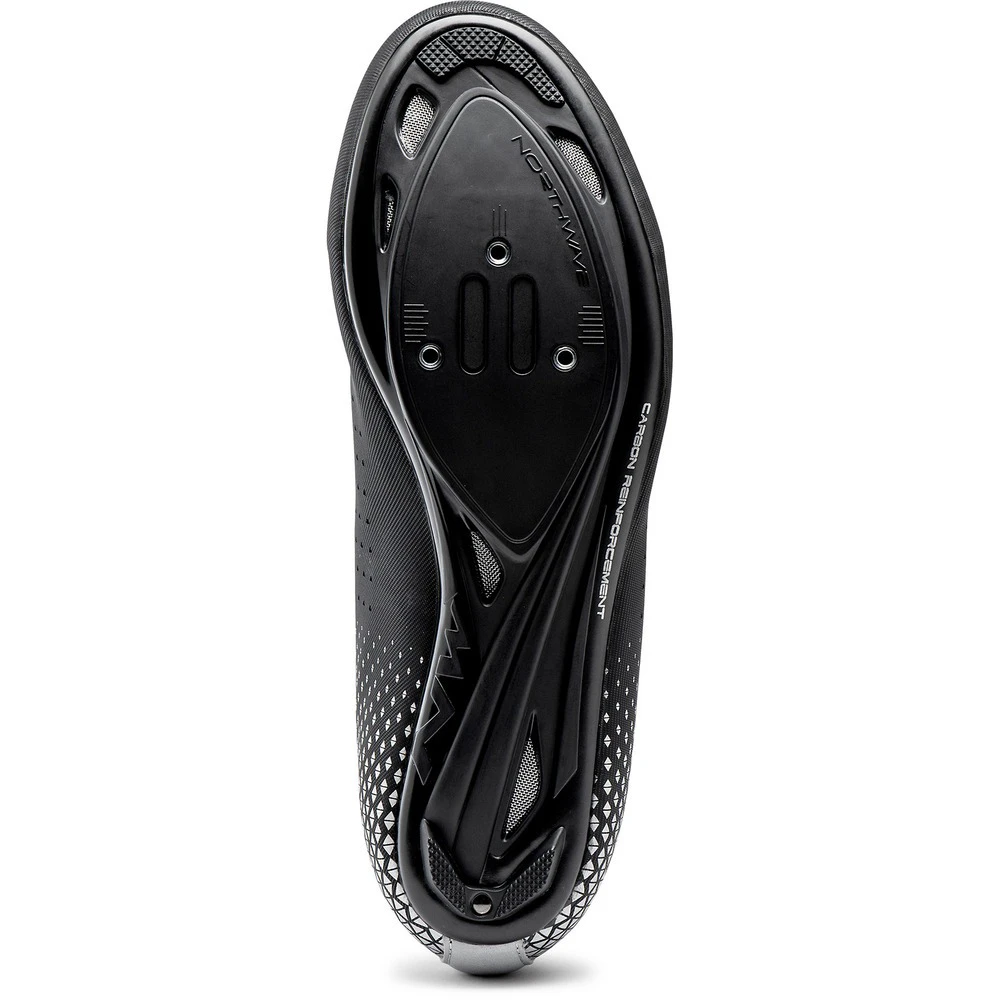 3. Northwave - pantofi ciclism sosea - Core Plus 2 Wide - Black | Silver