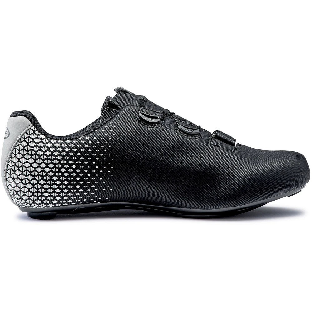 4. Northwave - pantofi ciclism sosea - Core Plus 2 Wide - Black | Silver
