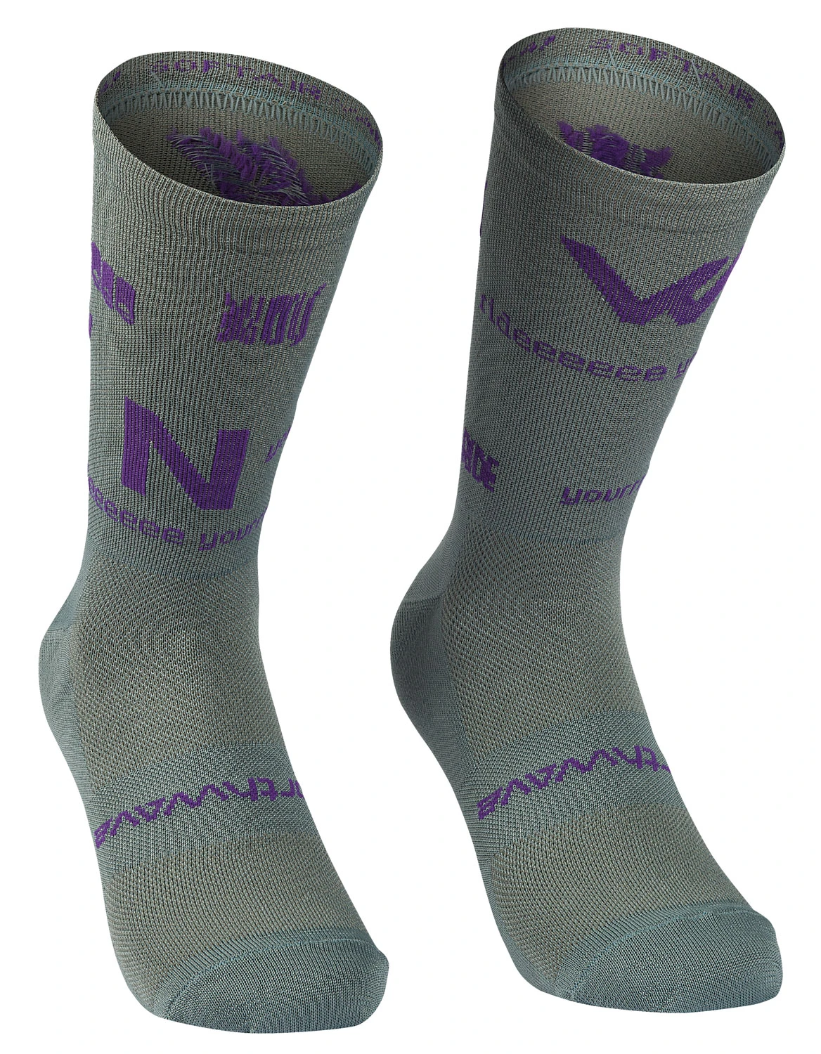 2. Northwave - sosete ciclism - Type Sock - Sage | Dark Purple