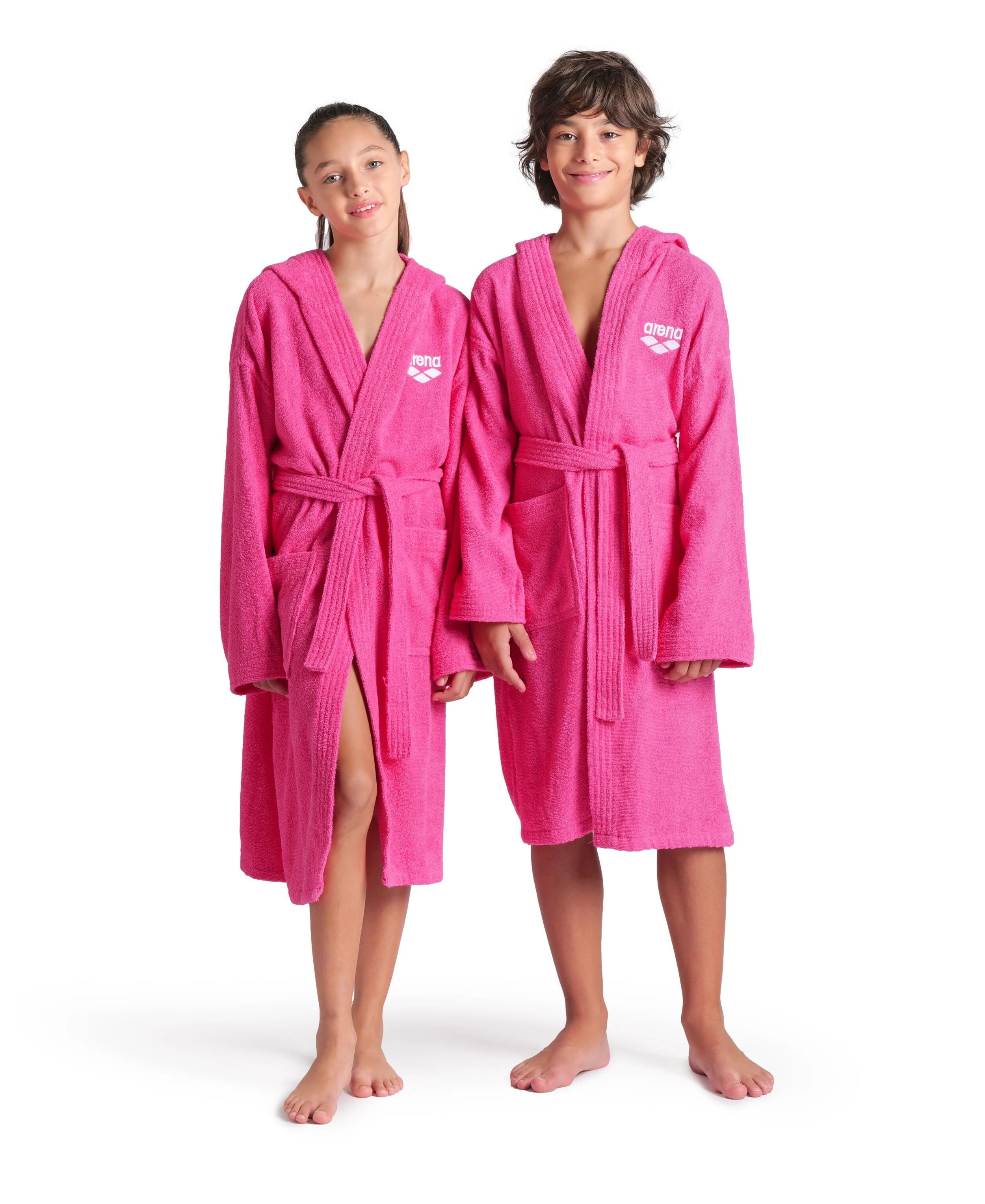 Arena - halat baie - Zeppelin Light Robe - Pink-White - 149523