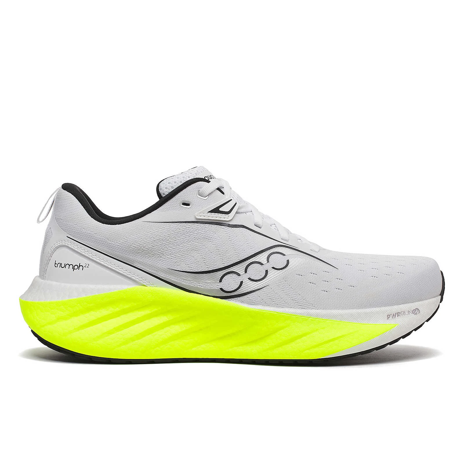 1. Saucony - pantofi alergare - Triumph 22 - white | citron