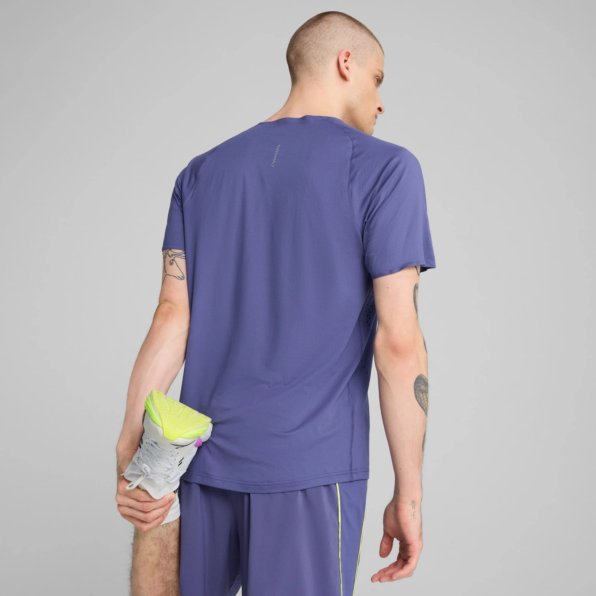 6. Puma - tricou tehnic - Run Cloudspun Tee - Blue Crystal