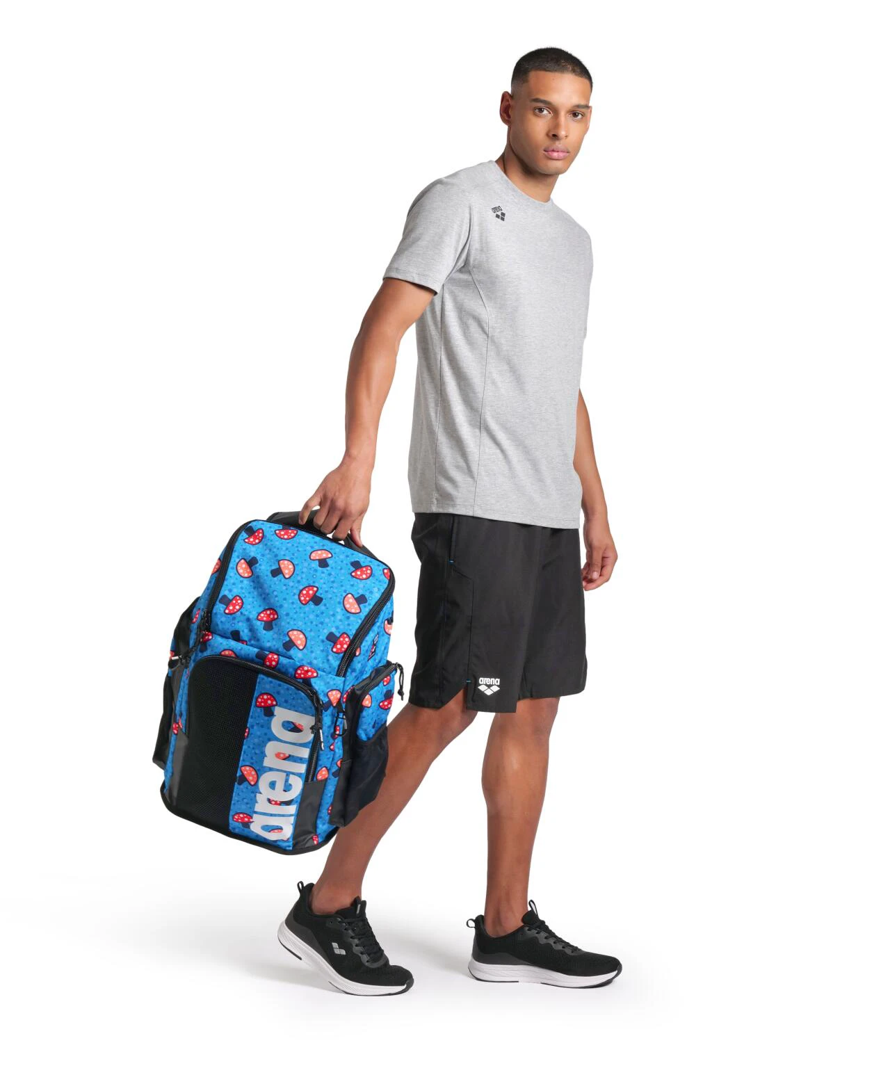 Arena - rucsac - Spiky 3 allover - Mushrooms I Albastru I Negru - 45L - 68244