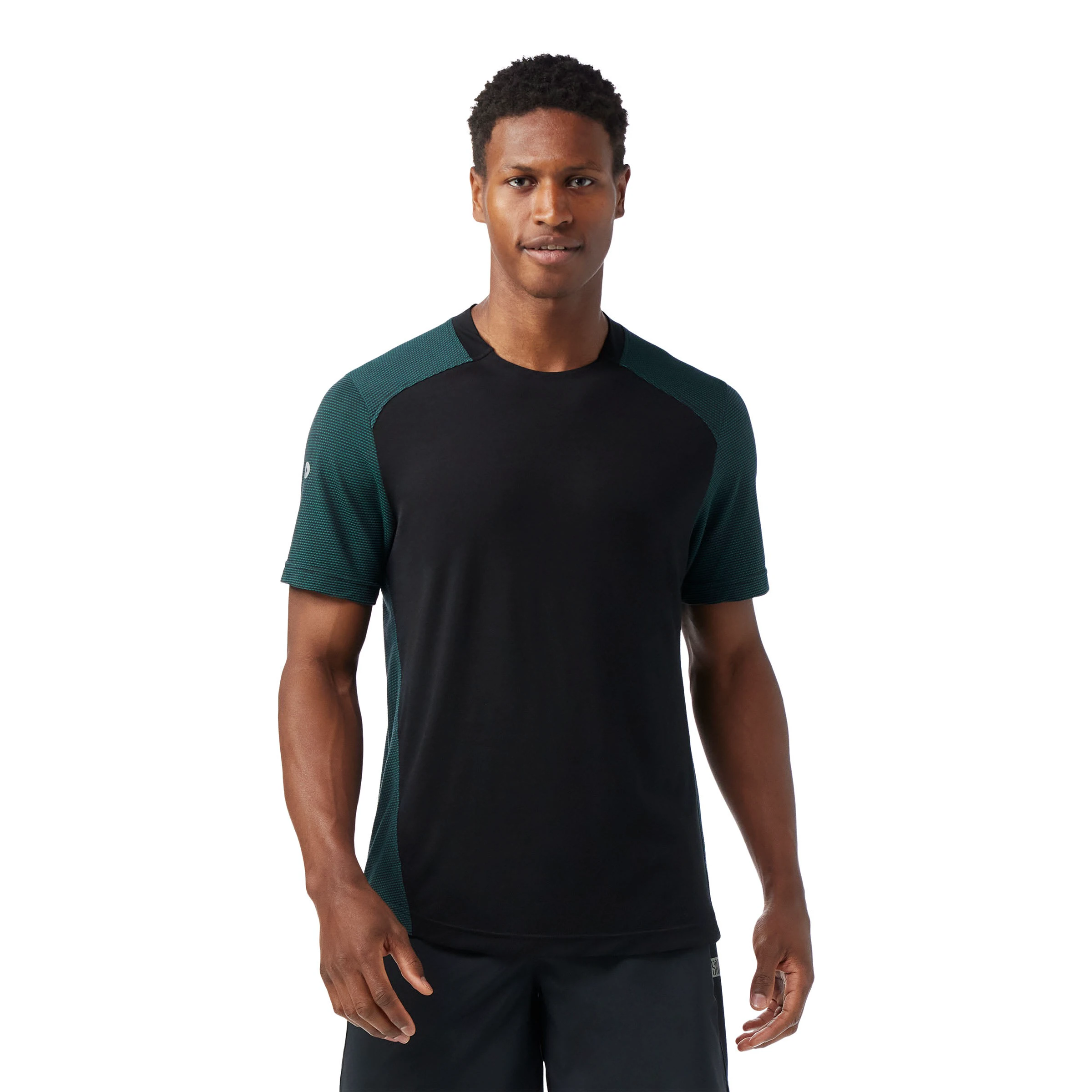 1. Smartwool - tricou merino - Active Mesh Short Sleeve - Verde/Negru