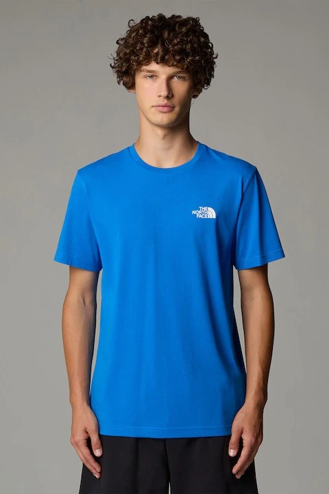 1. The North Face - tricou - M Simple Dome - Albastru