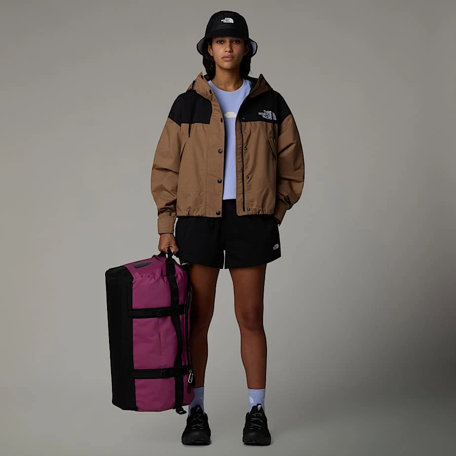 8. The North Face - geanta - Base Camp Duffel Small - Mov | Negru