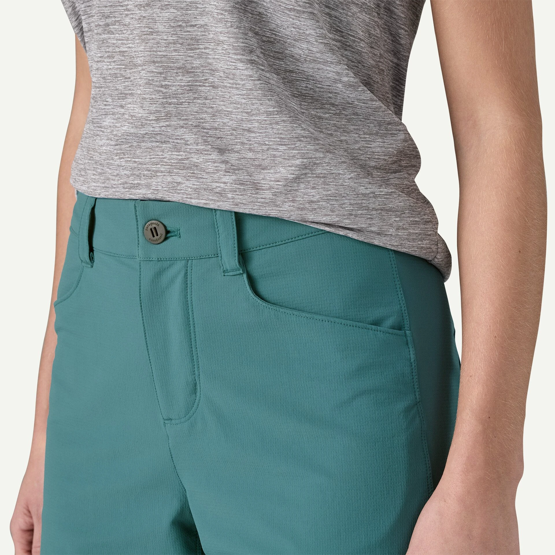 7. Patagonia - sort - W Landfarer Bike Shorts Wetland Blue - Albastru