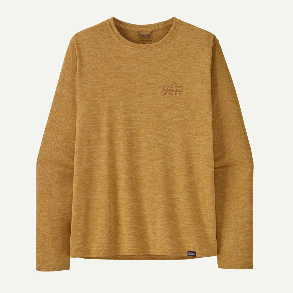 4. Patagonia - bluza - M Capilene Cool Daily Graphic - Maro