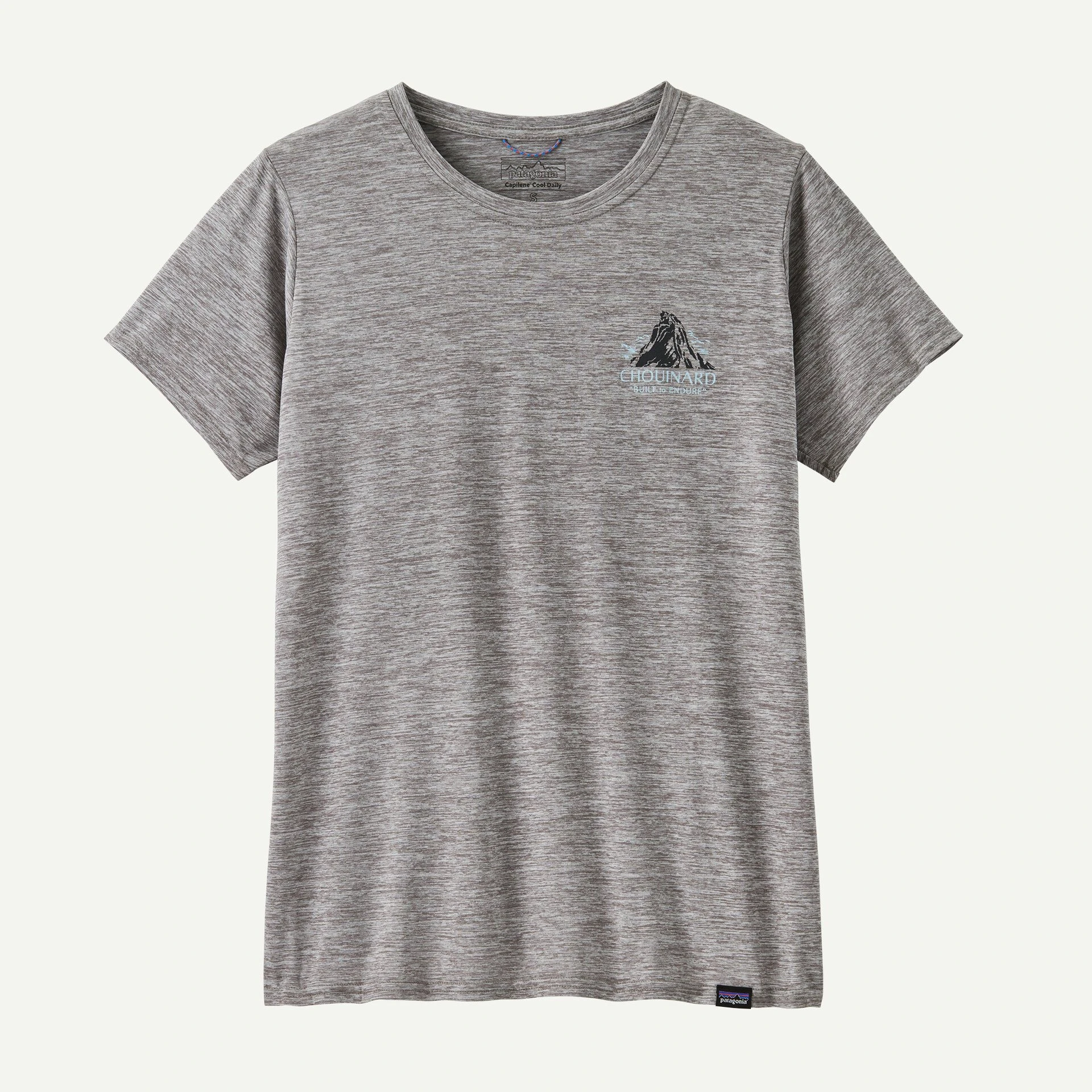 5. Patagonia - tricou - W Capilene Cool Daily Graphic Lands - Gri