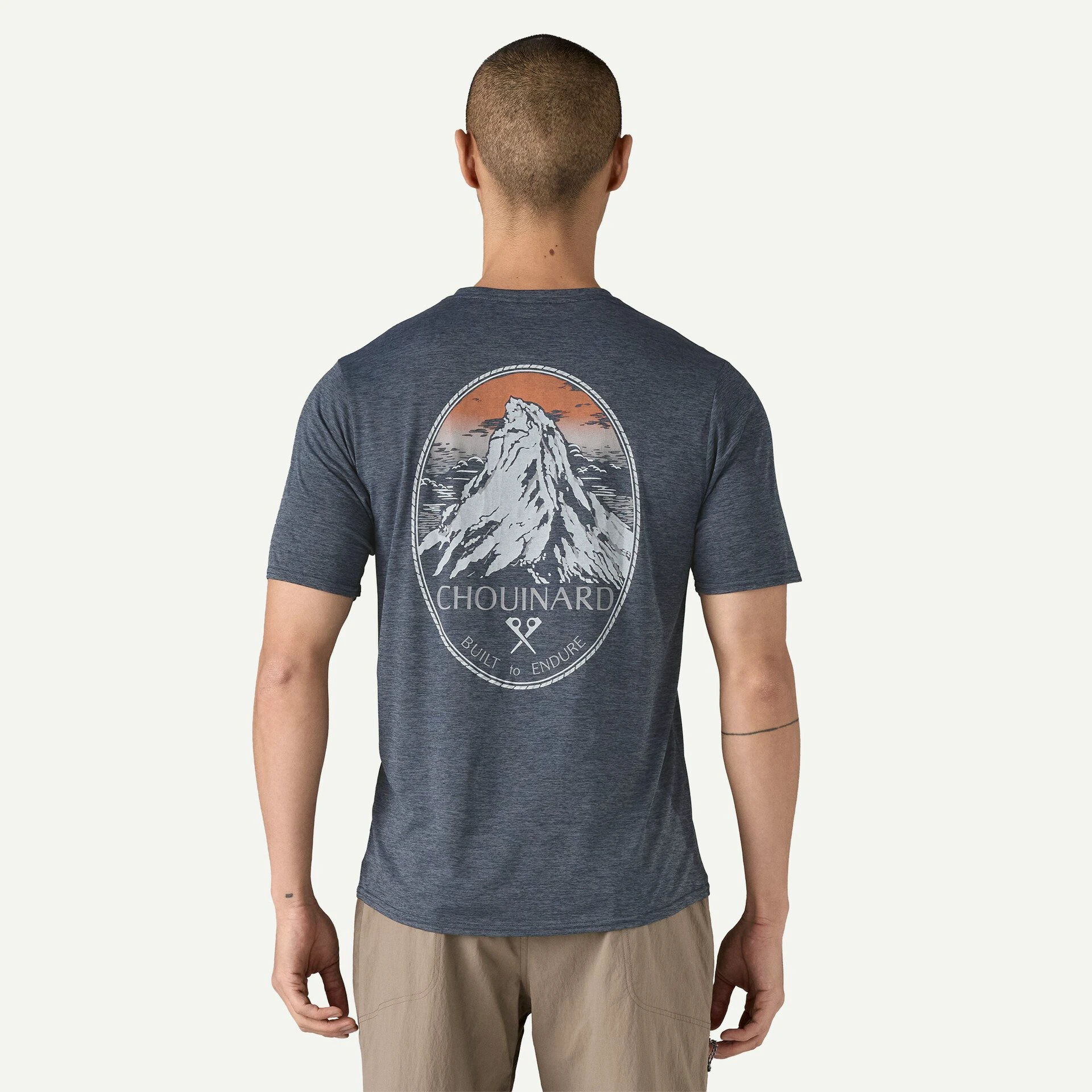 3. Patagonia - tricou - M Capilene Cool Daily Graphic Lands - Albastru