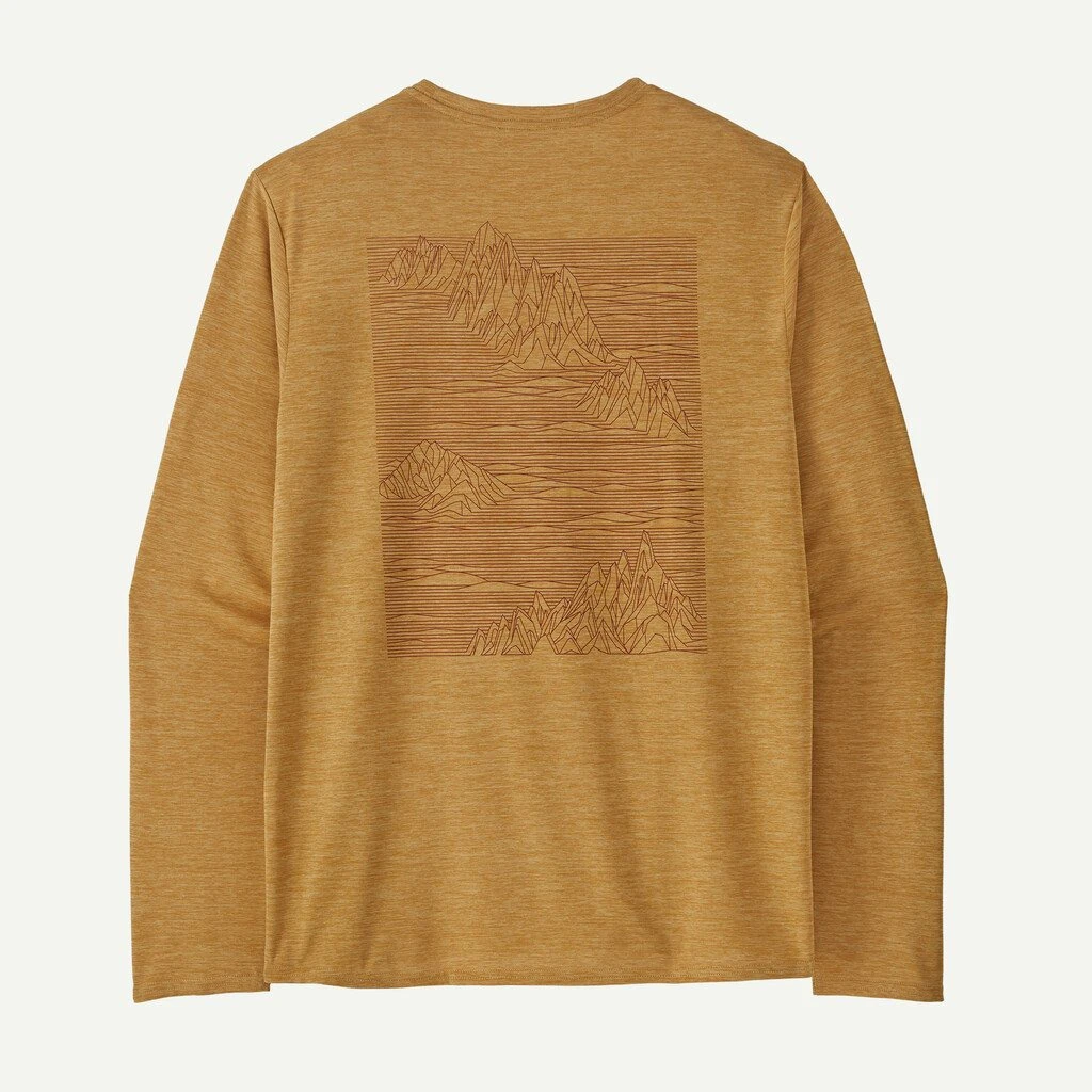 1. Patagonia - bluza - M Capilene Cool Daily Graphic - Maro
