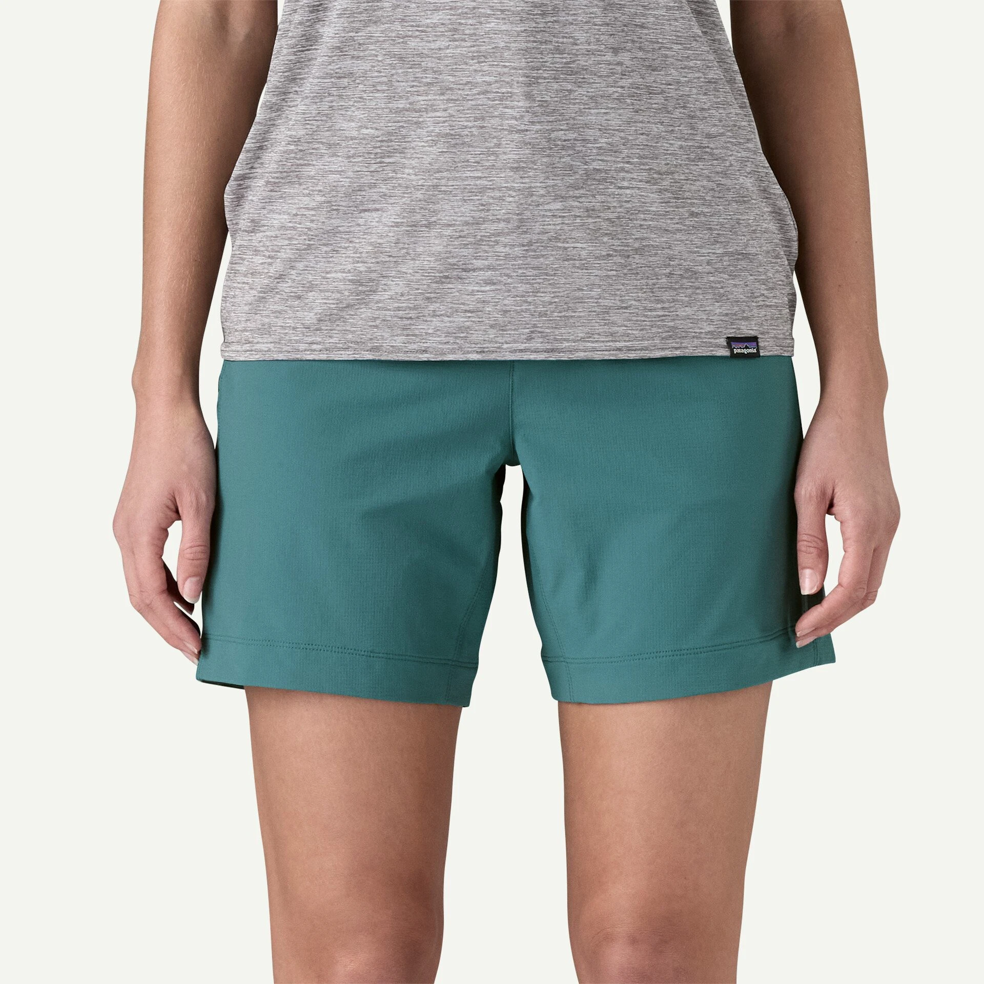 2. Patagonia - sort - W Landfarer Bike Shorts Wetland Blue - Albastru
