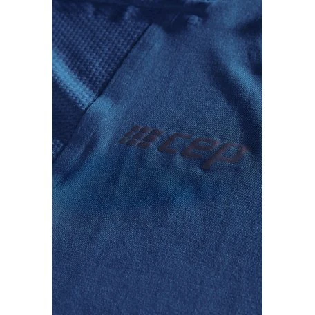 8. CEP - tricou tehnic femei - the run shirt short sleeve v4 - blue