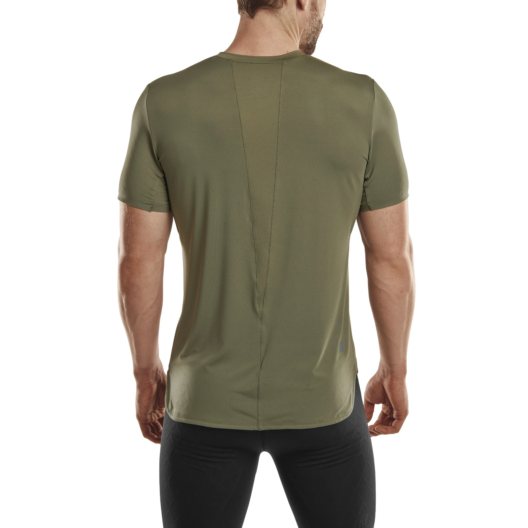 2. CEP - tricou tehnic femei - the run shirt short sleeve v4 - olive