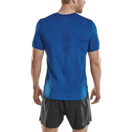 4. CEP - tricou tehnic femei - the run shirt short sleeve v4 - blue
