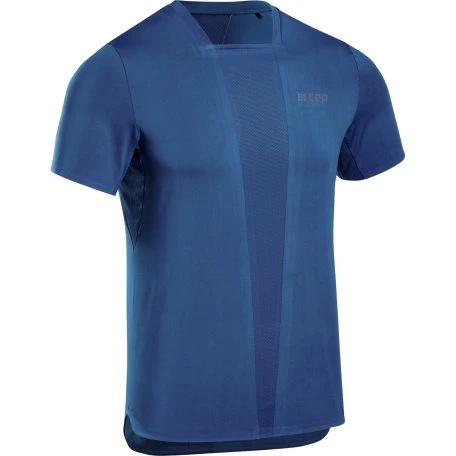 2. CEP - tricou tehnic femei - the run shirt short sleeve v4 - blue
