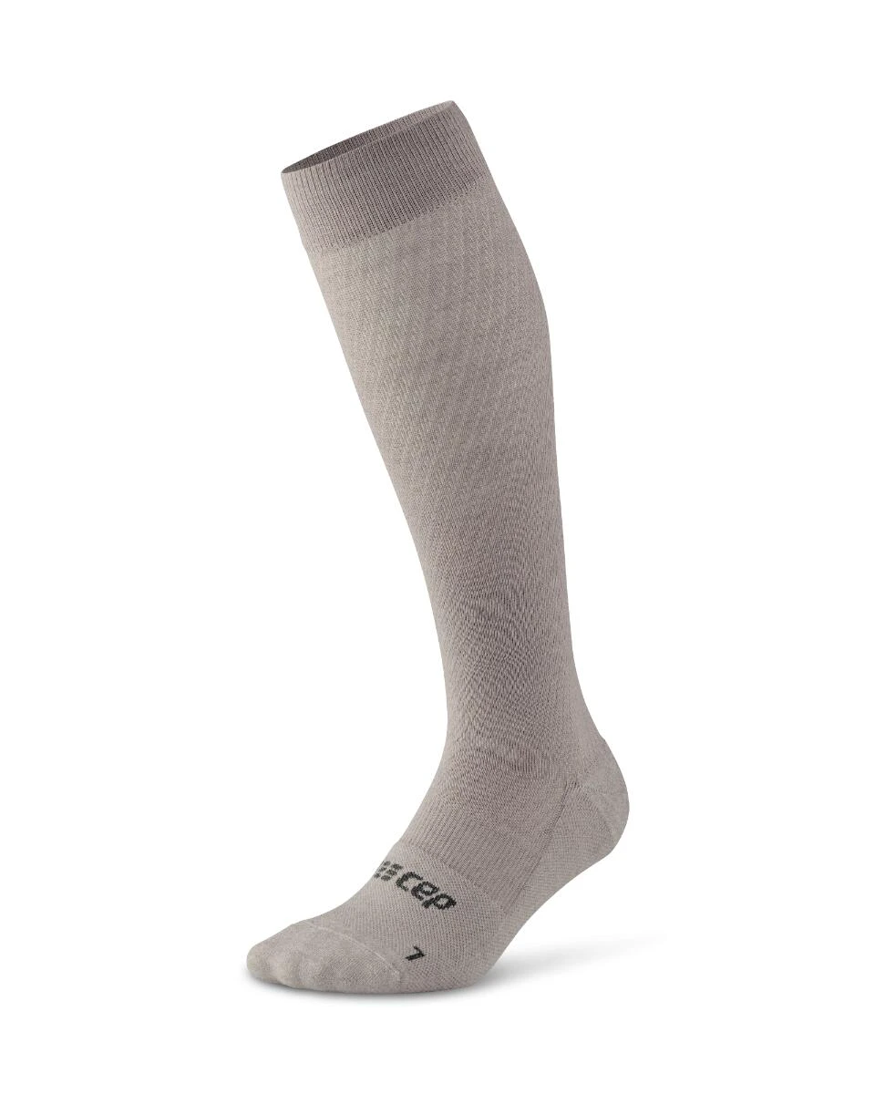 CEP - sosete compresie inalte - flight socks tall - light grey - 70182