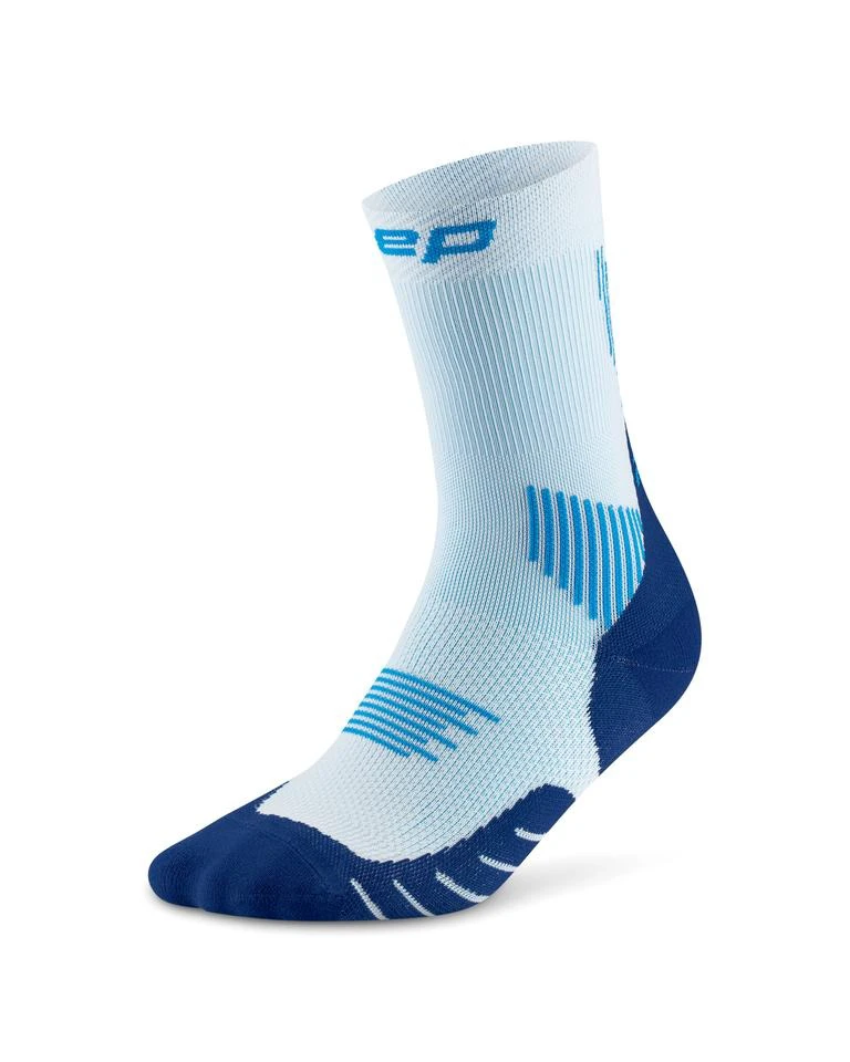 2. CEP - sosete compresie peste glezna - run socks mid cut 5.0 - ice | blue