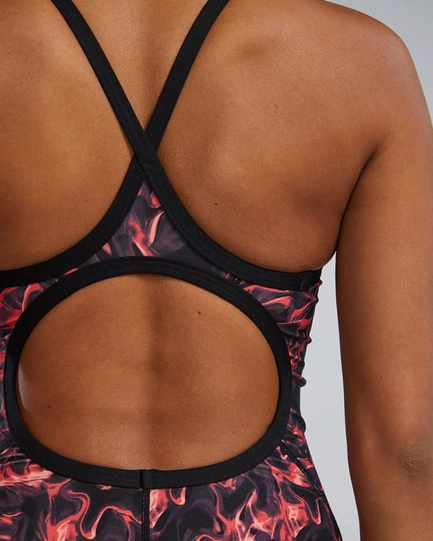 7. TYR - costum inot intreg pentru femei - ENERGIA Durafast Elite Diamondfit W - rosu