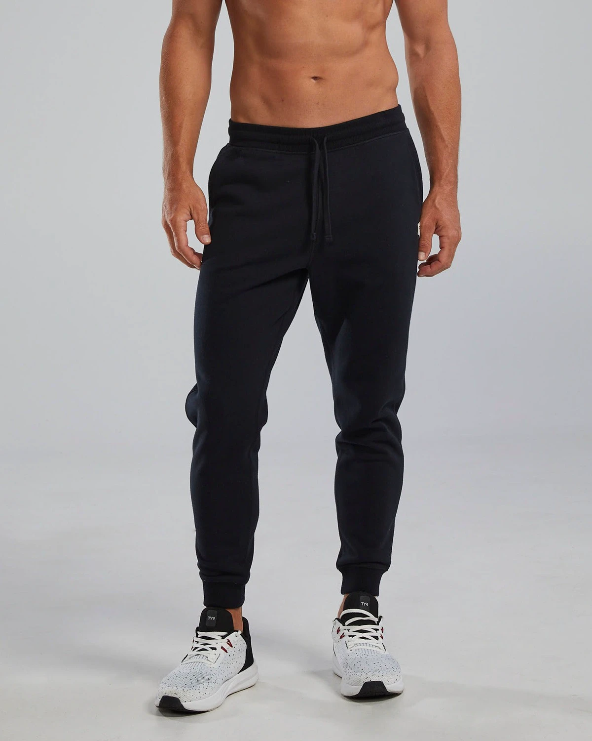 1. TYR - pantaloni joggers - UltraSoft Men's Heavyweight Terry Jogger - negru