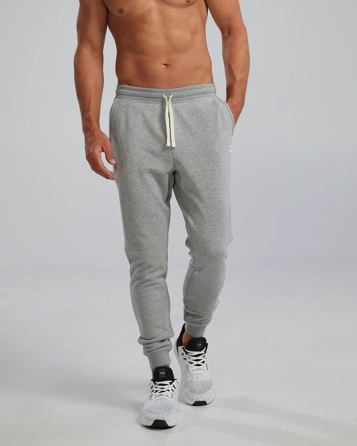TYR - pantaloni joggers - UltraSoft Men's Heavyweight Terry Jogger - gri - 71126