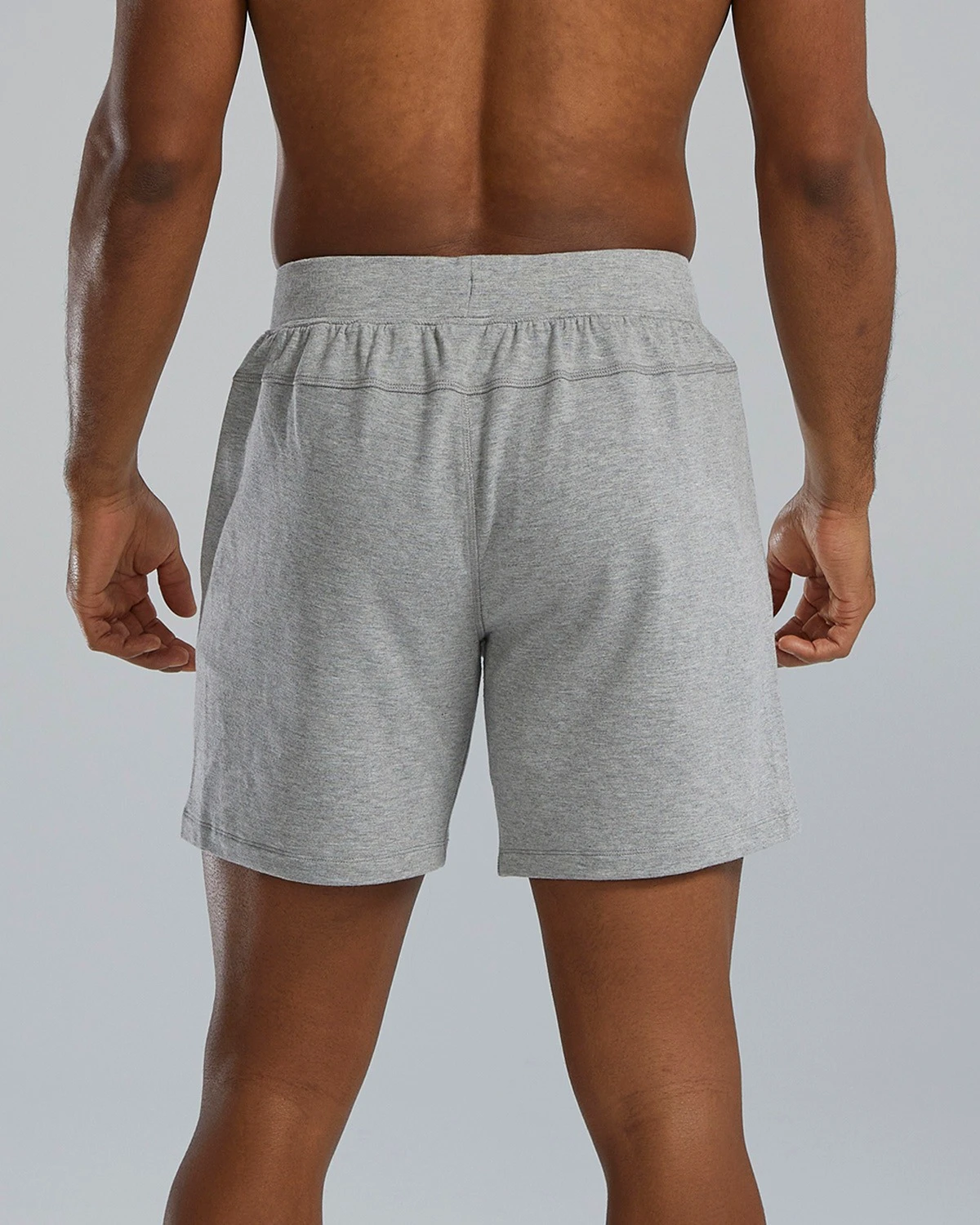 2. TYR - pantaloni scurti - UltraSoft Men's Midweight Terry A.M. Shorts - Light Heather Grey