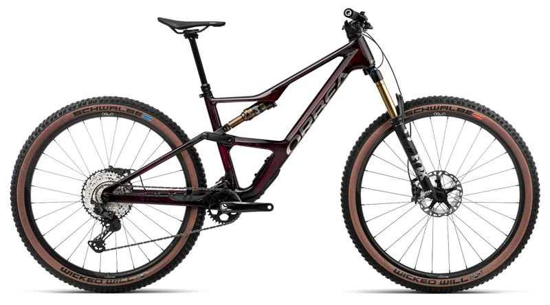 1. Bicicletă MTB Trail full suspension Orbea OCCAM SL M10 - Wine Red Carbon View | Titan (Gloss)
